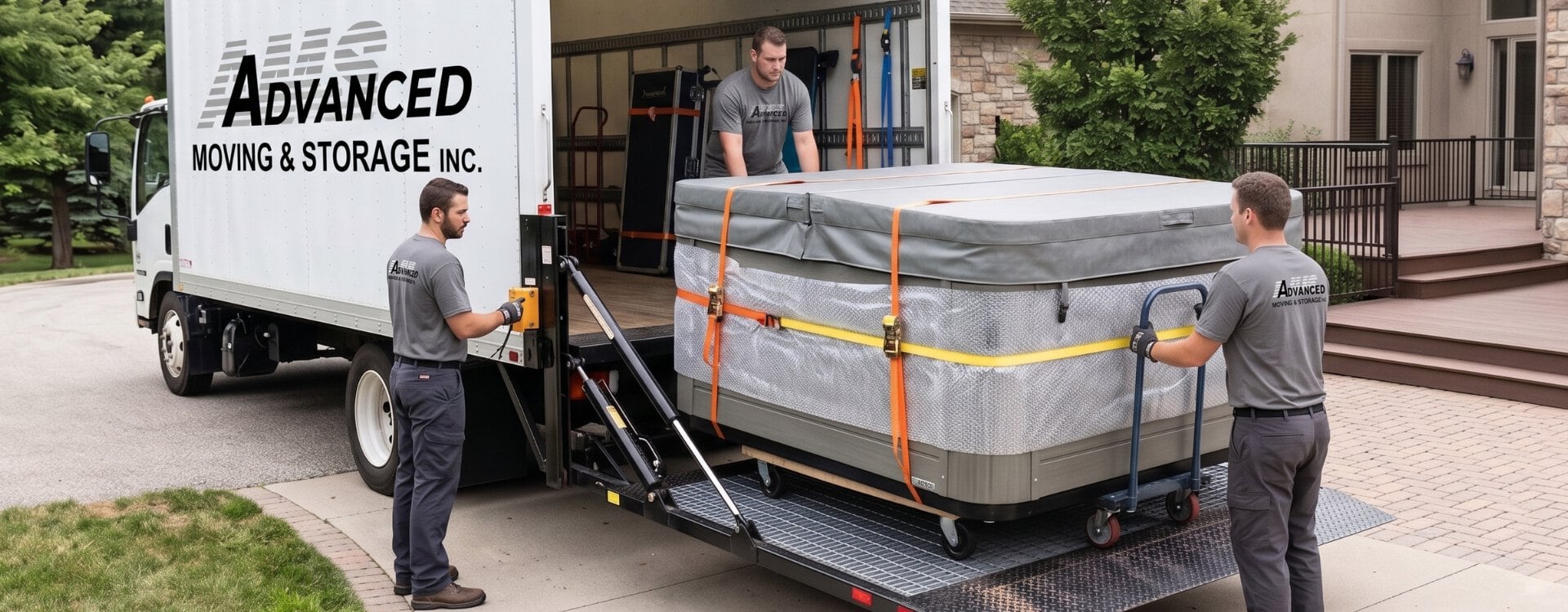 Specialized </br> Hot Tub Movers 